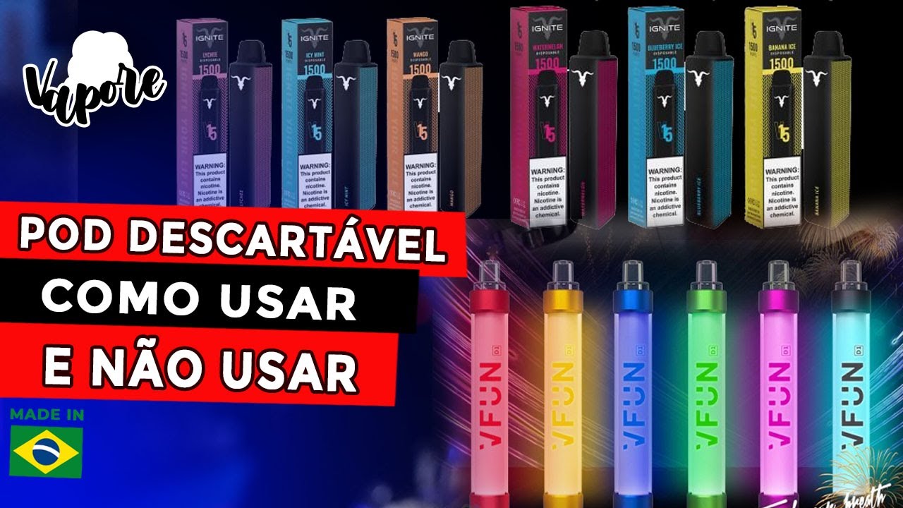 Vapes Descartáveis: Prático Uso Direto